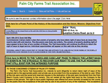 Tablet Screenshot of palmcityfarmstrails.com